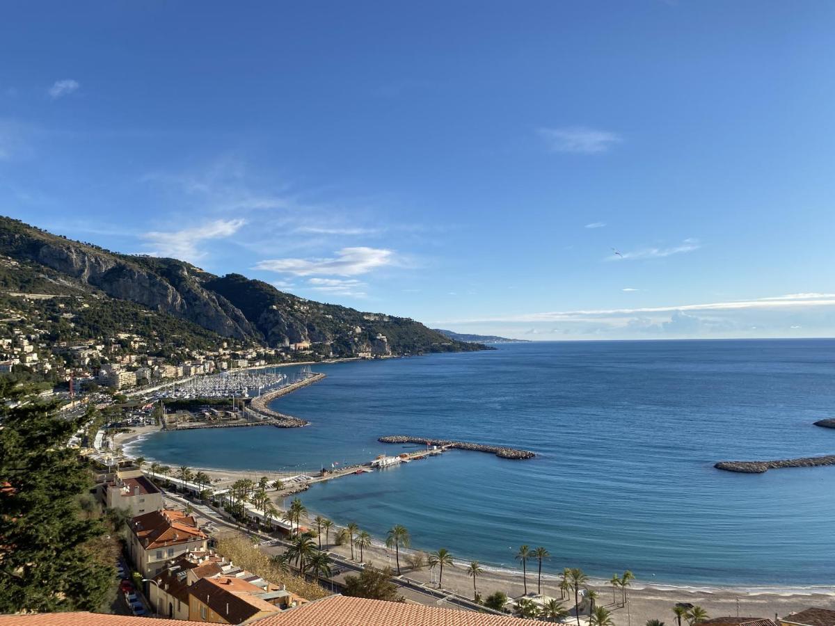 Le Vigia-Vue Mer-Terrasse-Climatisation-Parking Menton Exterior photo